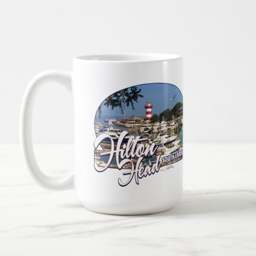 Hilton Head Island Harbortown Lighthouse Coffee Mug