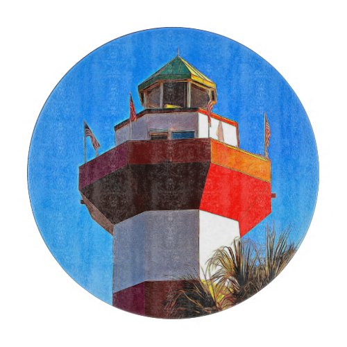 Hilton Head Island Harbour Town Lighthouse Cutting Board