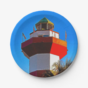 Hilton Head Island Harbour Town Lighthouse Paper Plates
