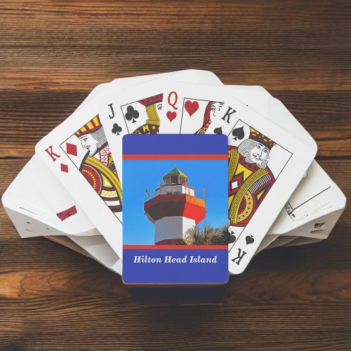 Hilton Head Island Harbour Town Lighthouse Playing Poker Cards