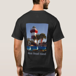 Hilton Head Island Lighthouse Black Men's T-Shirt