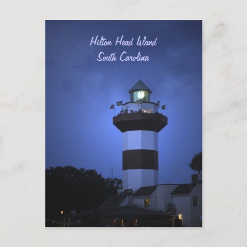 Hilton Head Island Lighthouse in South Carolina Postcard