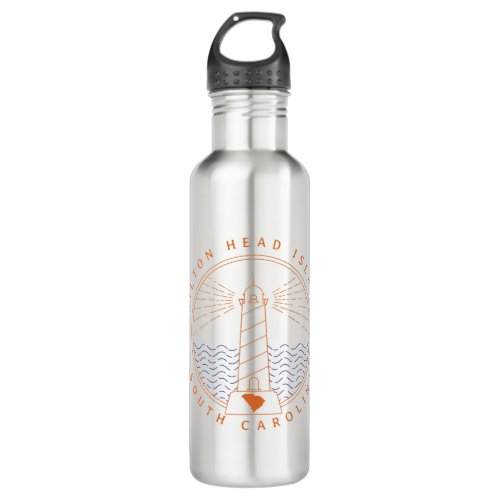 Hilton Head Island Lighthouse Stainless Steel Water Bottle