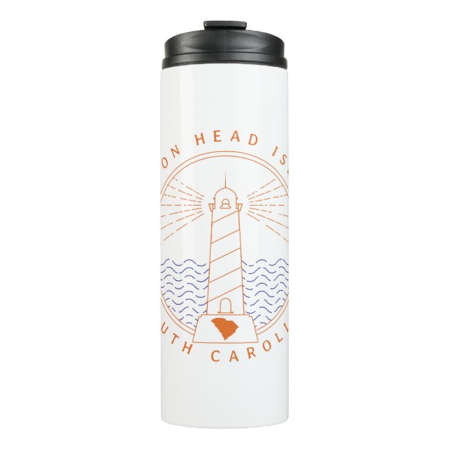 Hilton Head Island Lighthouse Thermal Tumbler (Front)