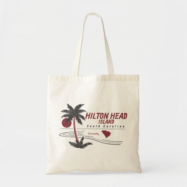 Hilton Head Island Lowcountry Tote Bag (Front)