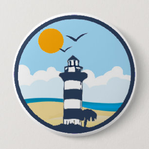 Hilton Head Island. Pinback Button