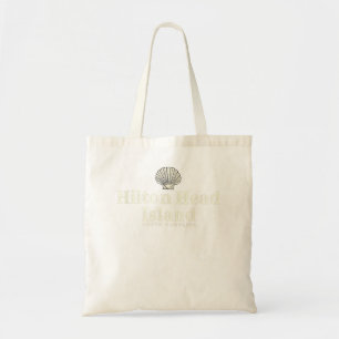 Hilton Head Island, SC Beach Design Souvenir Illus Tote Bag