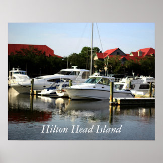 Hilton Head Island Shelter Cove Marina Poster