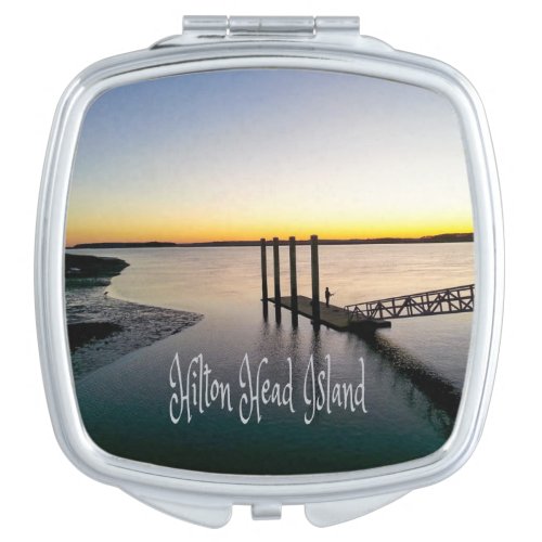 Hilton Head Island South Carolina Compact Mirror