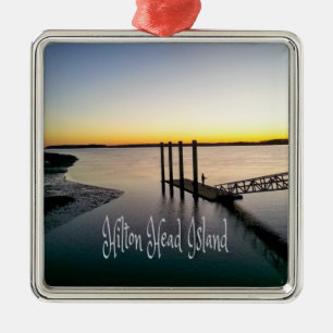 Hilton Head Island South Carolina Metal Ornament