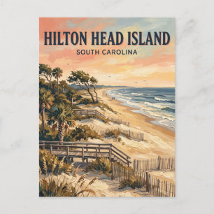 Hilton Head Island South Carolina Postcard