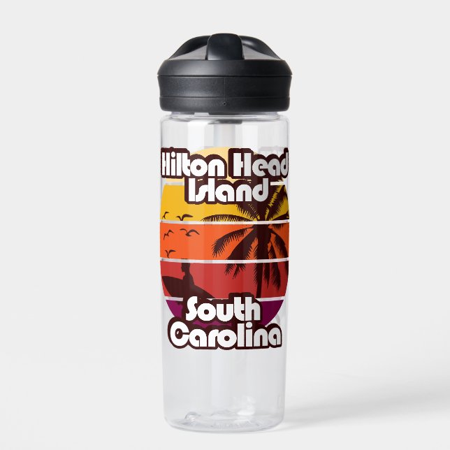 Hilton Head Island South Carolina Water Bottle (Front)