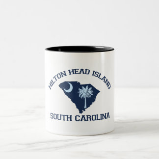 Hilton Head Island. Two-Tone Coffee Mug