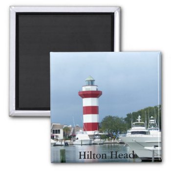 Hilton Head Lighthouse Magnet by lighthouseenthusiast at Zazzle