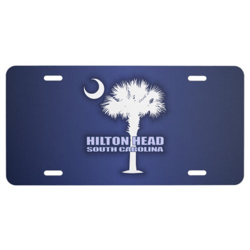 Hilton Head palmetto2 License Plate