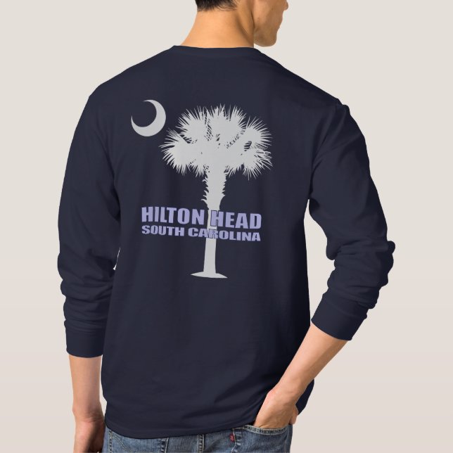Hilton Head (palmetto)2 T-Shirt (Back)