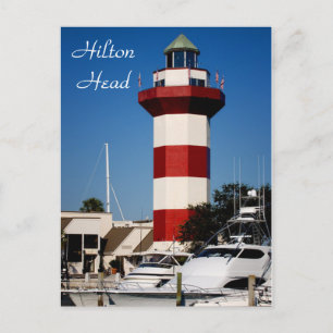 Hilton Head, SC  Harbor Town Lighthouse Postcard