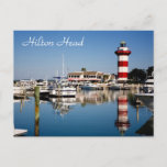 Hilton Head, Sc  Harbour Town Lighthouse Postcard at Zazzle