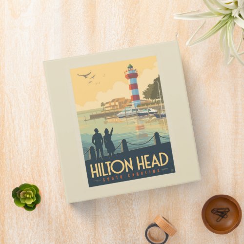 Hilton Head  South Carolina 3 Ring Binder