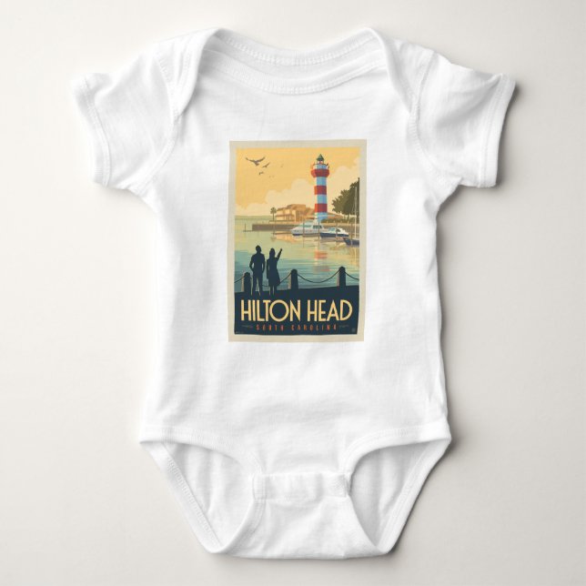 Hilton Head | South Carolina Baby Bodysuit (Front)