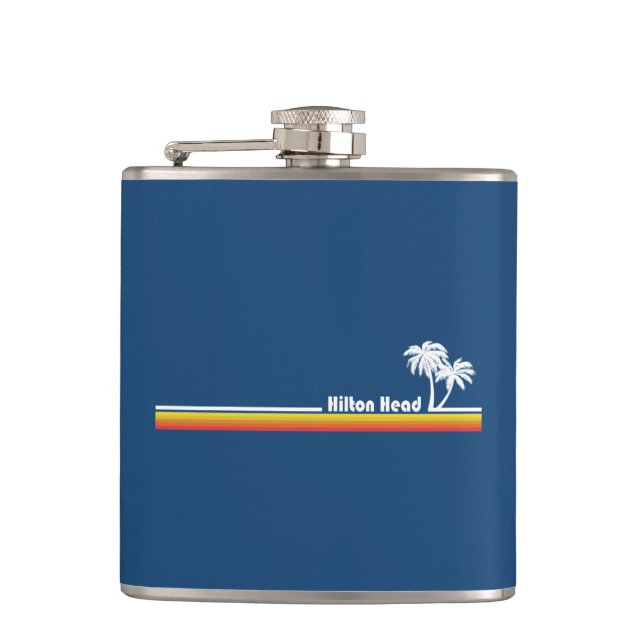 Hilton Head South Carolina Flask (Front)
