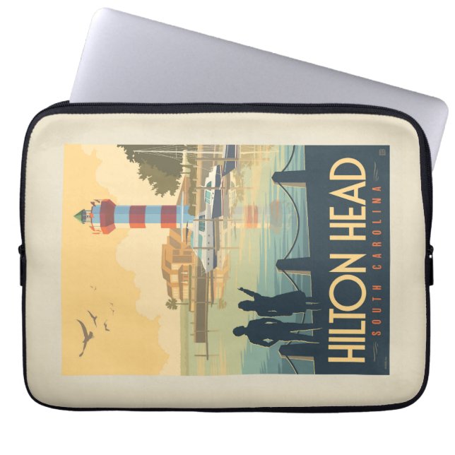 Hilton Head | South Carolina Laptop Sleeve (Front)