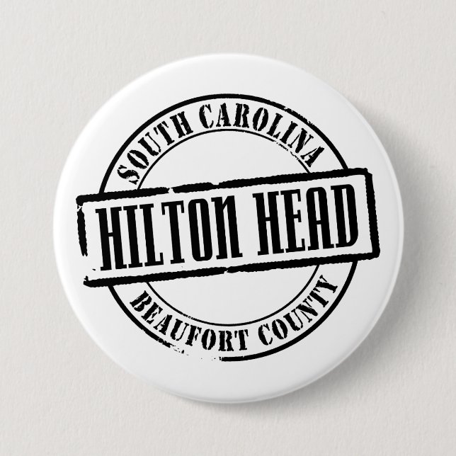 Hilton Head Title Pinback Button (Front)