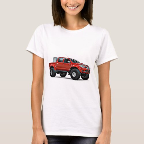 Hilux Explorer Truck Cartoon T_Shirt