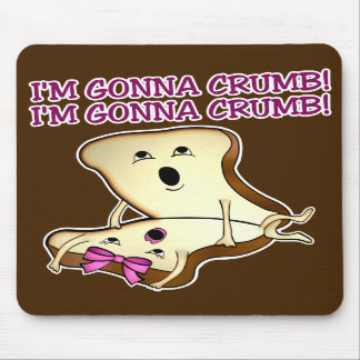 Him & Her Bread Slices Mouse Pad