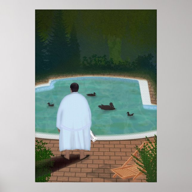 Him with those ducks poster (Front)