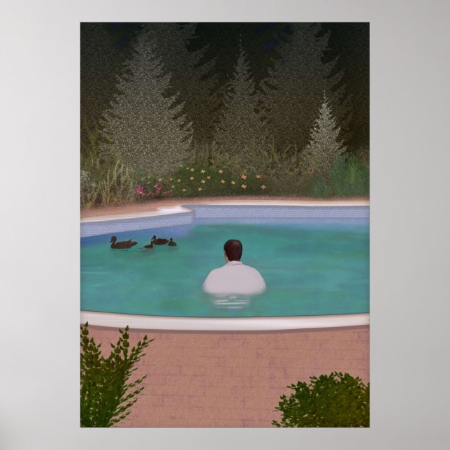 Him with those ducks poster (Front)