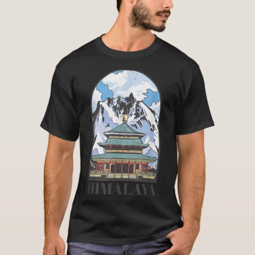 Himalaya Mountains Mountaineer Mount Everest Himal T_Shirt