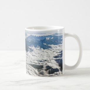 Himalaya mountains under clouds - Tibet Coffee Mug
