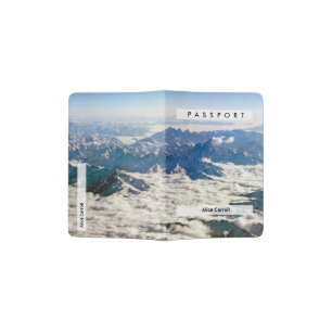 Himalaya mountains under clouds - Tibet Passport Holder