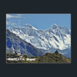 HIMALAYA - One of 1000 views from NEPAL Postcard<br><div class="desc">Orientation: Postcard Whether you’re sending a charming hello, a heartfelt thanks or a special announcement, Zazzle’s custom postcards are the perfect way to keep in touch. Add your favorite picture or pick a customizable design and make someone’s day with a simple “hi”! Dimensions: 4.25" x 5.6" (portrait) or 5.6" x...</div>