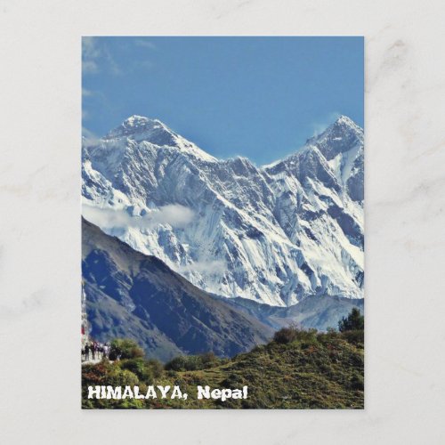 HIMALAYA _ One of 1000 views from NEPAL Postcard