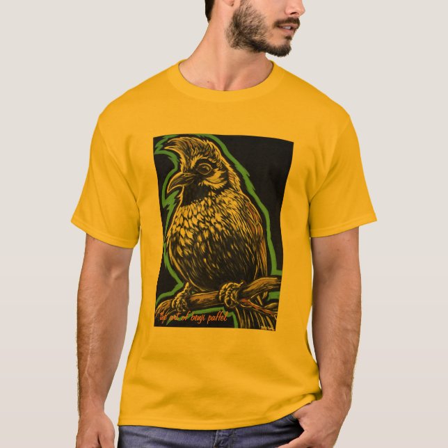 Himalayan Bulbul Bird T-Shirt (Front)