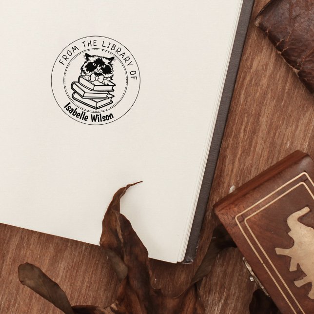 Himalayan Cat, Book From the Library Of   Rubber Stamp (Creator Uploaded)