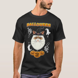 Himalayan Cat I Happy Halloween T-Shirt