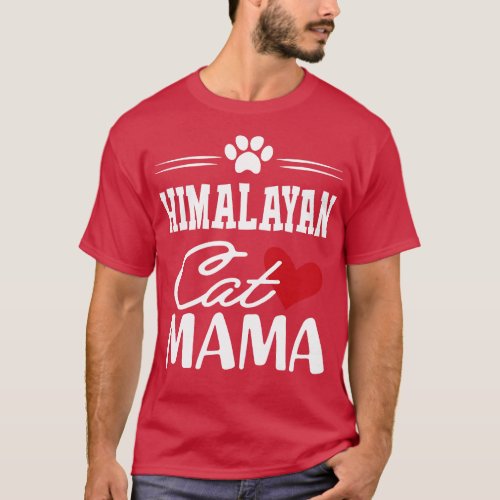 Himalayan Cat Mama T_Shirt