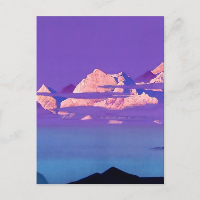 “Himalayas  1933” by Nicholas Roerich Postcard (Front)