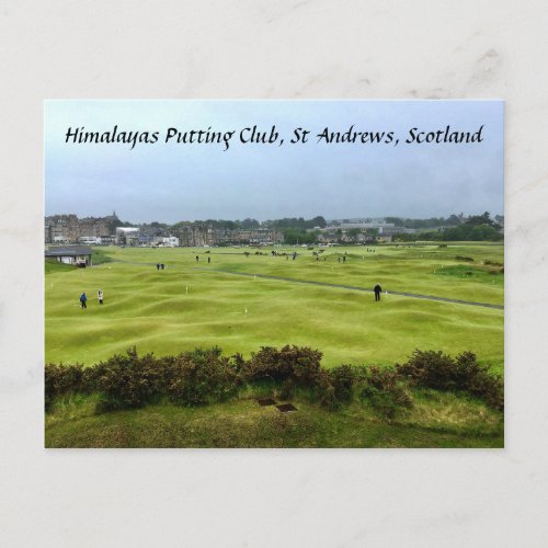 Himalayas Putting Course St Andrews Golf Club Postcard