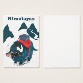 Himalayas Vintage travel poster (Front & Back)