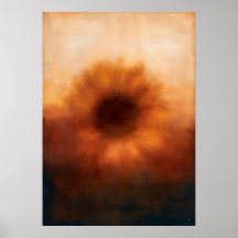 Himawari Sunflower Abstract Color Field Art