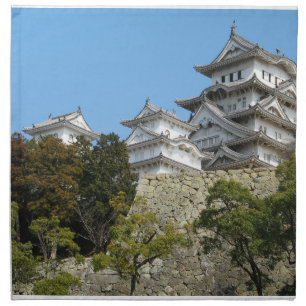 Himeji Castle 姫路城, Hyogo, Japan Cloth Napkin