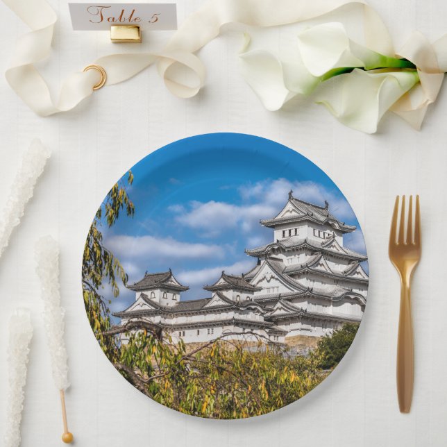 Himeji castle #5, Japan Paper Plates (Wedding)