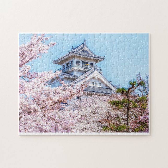 Himeji Castle in Full Bloom  Jigsaw Puzzle (Horizontal)