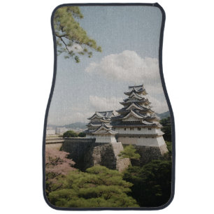 Himeji Castle Majestic Fortress Japanese History Car Floor Mat