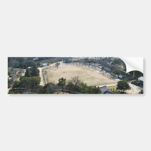 Himeji, Japan (View from atop castle) Bumper Sticker (Front)