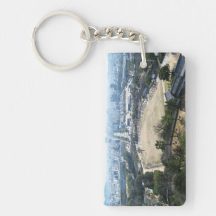 Himeji, Japan (View from atop castle) Keychain